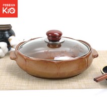 홍익국화전골 내열도자기 냄비 황토 웰빙세라믹, 홍익 국화전골 소, 1개