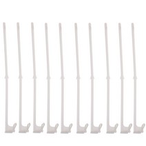 깃대 차량에 대 한 플래그 프레임 없이 10pcs 자동차 창 자동차 플래그 창 클립 트럭 플래그 홀더, 하얀