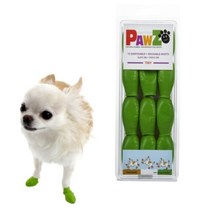 티세이브 강아지일회용신발 염화칼슘 겨울신발 댕댕슈즈 방수장화 대형견 포우즈애견신발 연두, 초록 XL