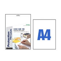 쇼프 보호용라벨지 폼텍라벨지 전지 필름라벨 4WAD388D, 1개, 1개