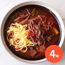 26년전통맛집 얼큰속풀이 대파육개장/800g x4팩+다대기x4팩, 육개장2인분X4팩 + 다대기소스4팩