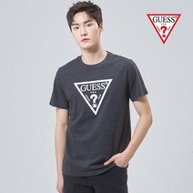 [게스] 남성 발포 삼각 반팔티 NM2K0541