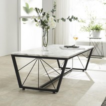 리브 LPM 대리석 세라믹 거실테이블 골드 소파 원형 좌식 1200 예쁜 티 블랙 마블, 리브_LPM/블랙