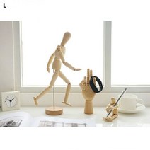 나무원목관절인형 20cm 2개 데생용 미술 인테리어, 반하다 본상품선택