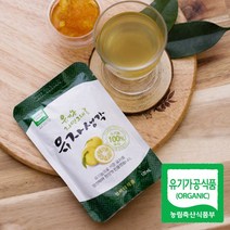 유기농 유자로 만든 자연숙성 수제 유자즙 120ml x 30팩 산지직송, 유기농 유자즙 120ml x 30팩