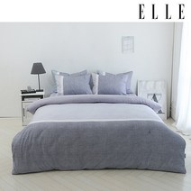 엘르파리 에단 면모달 이불커버Q(null), 그레이