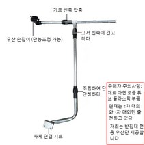 햇빛가림 우산꽂이형 농사의자 밭일의자 농사용의자 바퀴의자 삼륜의자 비닐하우스 작업의자 작업방석 고추따는의자, 파라솔 스탠드개