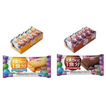 에자키글리코 밸런스온 미니케이크 2종세트 40개 초코브라우니 치즈케이크, 1개