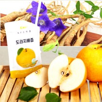 도라지배즙 생강 국내산 100% 원액 선물세트 파우치 80ml, 25포