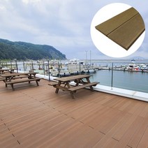 에덴마켓 외장 데크 합성목재 솔리드클립형, ED011, 1개