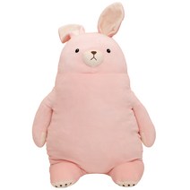 라움생 애착 인형 곰 토끼인형 모찌 귀여운 동물 큰 대형 신생아 아기 유아 수면 봉제 수제 핸드메이드 애착인형, 핑크, XL-85cm