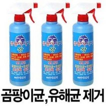 염소표백 곰팡이제거왕 500ml (냄새제거 곰팡이세정제 항균 살균 욕실 타일 베란다 벽지)