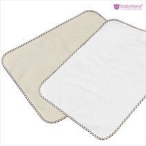 베이비베어 휴대용 초미니 방수요/무지/50x60cm, 01.초미니방수요.아이보리