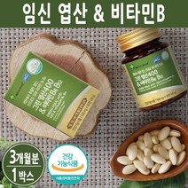 엽산 임신전 임산부 임신 준비 초기 엽산 영양제 4세대 활성엽산 여자 임신 남성 레몰추출 천연 엽산 400 비타민B6 B12 엽산제, 임신준비엽산(90정), 1통