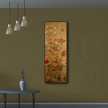 모란봉황도 민화 도안 / 장수를 부르는 그림 민화그리기 원데이클래스 취미 수업자료