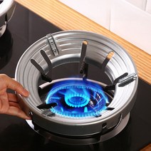 가스렌지 바람막이 가스버너 방풍 캠핑 화력집중, 실버, 실버, 1개