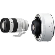 소니 망원 줌 렌즈 FE 70-200mm F4 매크로 G OSS 2 SEL70200G2, 렌즈/텔레컨버터(2.0x) 세트