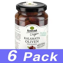 알나투라 Kalamata Oliven 칼라마타 올리브 Alnatura Bio 350G 6개