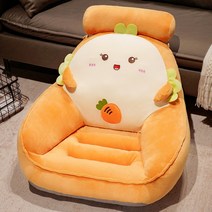 좌식소파 패브릭 의자 쇼파 침대 바닥 낮은소파 등받이 좌식쇼파 059, 당근 토스트 60*50cm