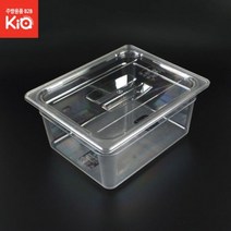 쇼핑오션(1 2 Size) PC밧드 음식 보관용기 통 바트 받드 냉장고 정리용기 재료보관함 정리함 투명 플라스틱 업소용 가정용 냉동실 가정용 업소용 밥보관 반찬+dhtustyvld, 상품택1*PC밧드 2인치 1 2(일반뚜껑포함)