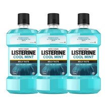 리스테린 쿨민트 마일드 구강청결제, 750ml, 3개
