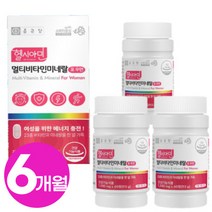 아이오딘멀티비타민 우먼 여성 종합 복합 영양제 올인원 여자 요오드 아이오딘 비타민 식약청 인증 (+사은품 증정), 3개, 60정