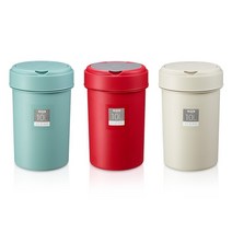코멕스 클린종량제 휴지통 10L, 베이지