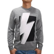 NEIL BARRETT [명품]ROUND COLLAR JUMPER PBMA809H616 C2103