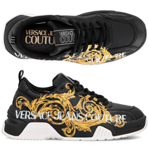 [쇼핑엔티] [베르사체진] 로고 프린트 73YA3SF6 ZP163 G89 스니커즈