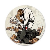주짓수 도복 mma 트레이닝복 Jiu Jitsu-브라질 사랑스러운 아이콘 핀 배지 장식 브로치 의류 배낭 금속