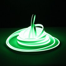 LED 네온플렉스 DC24V 10M 녹색, 네온플렉스 녹색