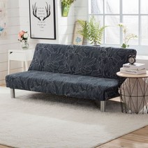 쇼파커버링 가죽교체 소파꺼짐 팔걸이가 없는 스판덱스 커버 접이식 베드 탄성 거실 적인 용, 03 XL 190-220cm, 30 Color 21