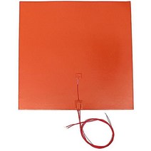 전기 장판 캠핑용 전기요 150x150MM 12V 160W 접착제 NTC 100K미스터 실리콘 히터 침대 난방 패드, [03] 110V 200W, [01] 주황색
