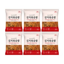 한우물 김치 볶음밥 300g x 6봉, 아이스박스포장, 6개
