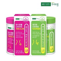 [건국] 탄수화물 다이어트 가르시니아 1개+체지방 다이어트 녹차카테킨 1개