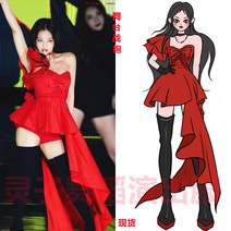 블랙핑크 제니 무대의상 아이돌 드레스 원피스