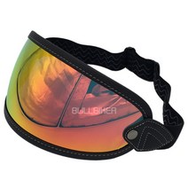 바이크 오토바이 HD 헬멧 버블 쉴드 렌즈 선글라스 액세서리 맞는 레트로 Biltwell Gringo 벨 루비 고글, 01 BW-REVO