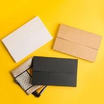 [방산소년단] 스카프 포장상자 50개 / 상자만 판매, 화이트