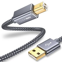 코드웨이 USB AB 연결 선 프린터 케이블, 5M