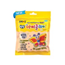 아모스 아이클레이 파우치 점토 50g, 1ea, 살구색(886203)