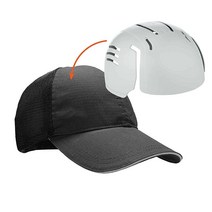 Ergodyne 에르고다인 Skullerz 8946 표준 야구 모자 범프 캡 인서트 네이비, Navy, Hat Only