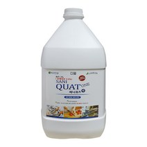 쎄니쿼츠원 3.8L 살균 소독제 급식실 식당 식품 공장 칼 도마 주방 조리 기구 식기류 설비 소독 살균제 소독액 소독약 소독수