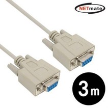 pdg# 9핀 NULL MODEM 케이블 3m 시리얼선 시리얼 RS232 RS232선 RS232C, 상품선택