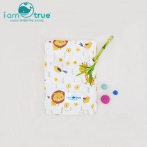 아이엠트루 대나무 오가닉 거즈 유아담요/블랭킷, 옐로우파크