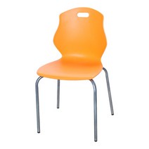 창신정밀 학원의자 [1호] 카페의자 야외의자 인테리어의자 사무실의자 두꺼비의자, 오렌지