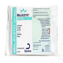 Dechra MalAcetic Wet Wipes for Cats and Dogs 25 Count null, 1, N/A