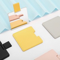 휴대용거울 미니거울 미니손거울 고광택 스테인레스 손거울, 핑크, 핑크