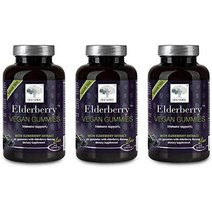 NEW NORDIC 뉴 노르딕 엘더베리 270mg 비건 젤리 60개 3통 총 180개, 60개(3개들이)