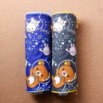 MOJ041910뉴 원통 봉제필통 학생용품 종일필통 철제필통 문구