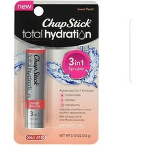 챕스틱 ChapStick 토탈 하이드레이션 3 in 1 스위트 피치 2 팩